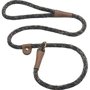 MyFamily El Paso Dog Leash in Genuine Italian Brown Leather and Rope