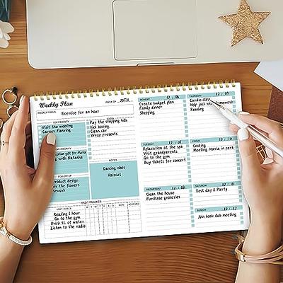 Agenda Planner Notebook Diary, Goal Habit Schedules