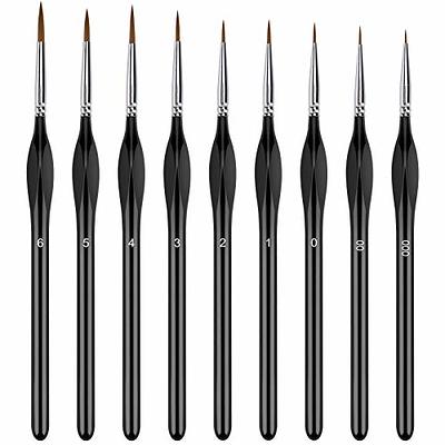 SN NJDF Fine Detail Paint Brushes Set for Tiny Tip Acrylic and Watercolor  Painting - Professional Artist Supplies for Warhammer 40k Miniatures and  Face Sculpting - Ultra Thin, Extra Fine - Yahoo Shopping