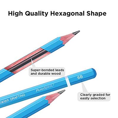 HAIHAOMUM Sketch Pencils for Drawing 6B, 12pcs Professional Art Drawing  Pencils for Shading, Sketching & Doodling