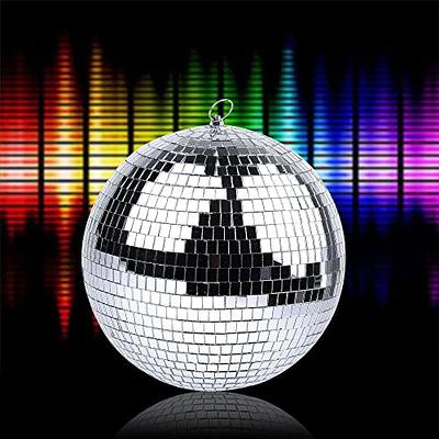 Mirror Ball for Disco DJ Club Party Wedding Home Decor, Muscab 8