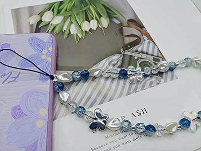 Blue Butterfly Elastic Beaded Y2K Bracelets