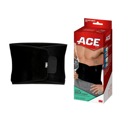 ACE Brand Deluxe Back Stabilizer with Lumbar Support, Adjustable Brace 