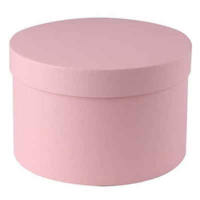 Round Gift Boxes with Lids Set of 4 Pink Gift Box Assorted Sizes