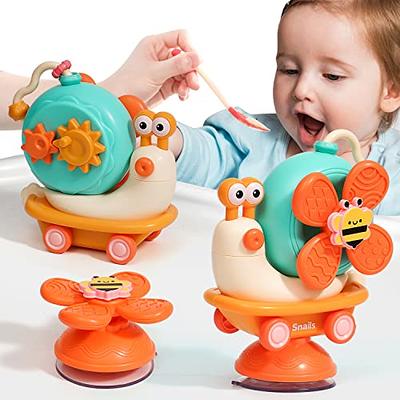 Suction Cup Spinner Toys - Baby Montessori Sensory Educational Learning Toy  - Infant Bath Teething Travel Fidget Toy - Toddler Gifts For 6 9 12 18  Months Age 1 2 3 One Two Year Old Boys Girls - Temu