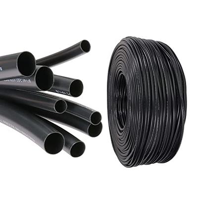 BLACK NO SHRINK PVC TUBE  Harley Stripe Automotive Wire - 540 Colors  Available - Custom Len