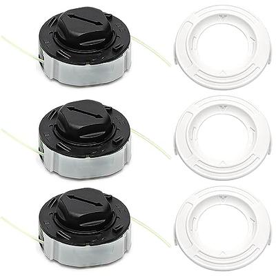 3Pack/set Trimmer Spool & Cap & Spring Replacement for Black