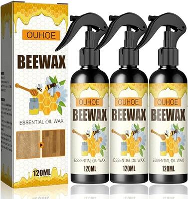 1-5X Natural Micro-Molecularized Beeswax Spray ,Furniture Polish Cleaner  120ml