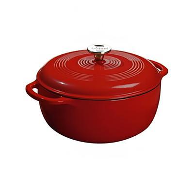 Lodge EC6D33 6 Qt. Caribbean Blue Enameled Cast Iron Dutch Oven