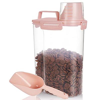 Irenare Set of 2 Pet Food Storage Container with Measuring Cups 22