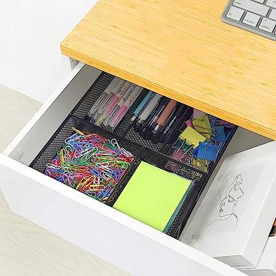  Whitmor 6-Section Clear Drawer Organizer - Office