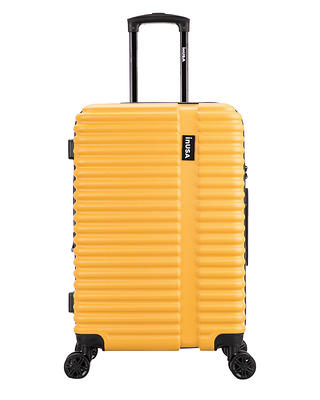 Inusa Ally Lightweight Hardside Spinner Luggage, 24 - Black