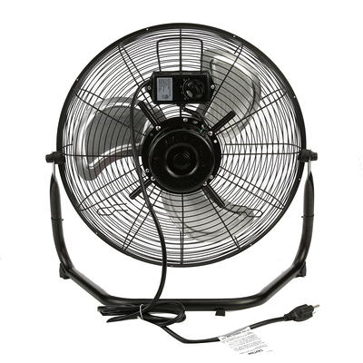 BLACK+DECKER 15.6 in. 3-Speed High Velocity Floor Fan BFF16B - The Home  Depot