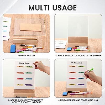 Acrylic to Do List Personalized Dry Erase Board Memo Board for Wall Acrylic  Weekly Planner With Marker Office Decor Home Decor 