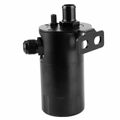 Universal Baffled Aluminum Oil Trap Reservoir Fuel Catch Tank With