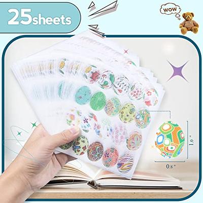 600 Pieces Vintage Stickers Journaling Paper Scrapbook Paper Stickers 