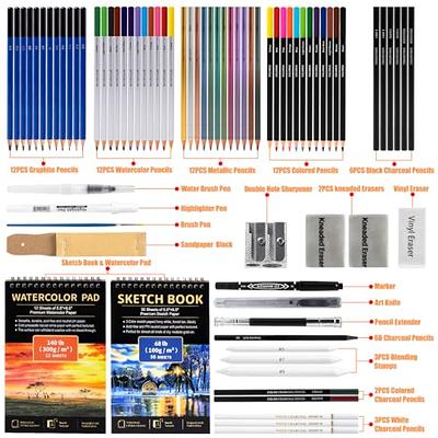 Art Kit, 76 Pack Pro Art Supplies for Adults Kids, Drawing Supplies  Sketching