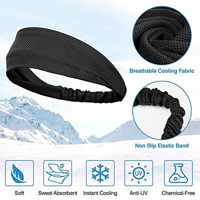 Mens Headband, Sports Headbands for Men, Workout Accessories, Sweat Band,  Sweat Wicking Head Band Sweatbands for Running Gym Training Tennis  Basketball Football, Unisex Hairband 