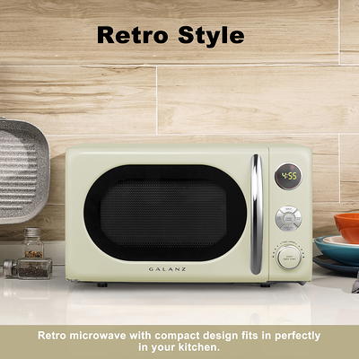 0.7 cu. ft. Retro Countertop Microwave - Cream