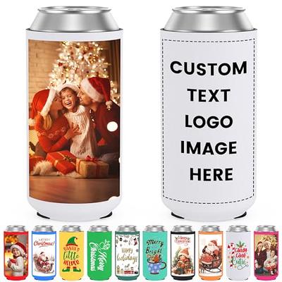 Personalized Can Sleeve Beer Coolers 1-150pcs Bulk Custom Insulated  Beverage Bottle Holder with Logo Image Text for Party Weddings Fishing  Picnics,Red - Yahoo Shopping