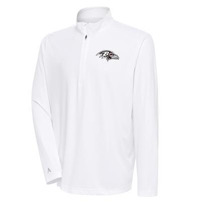 Antigua Women's Miami Dolphins Tribute White Quarter-Zip Pullover