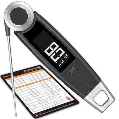 MEASUREMAN Digital Meat Thermometer Instant Read Waterproof Food