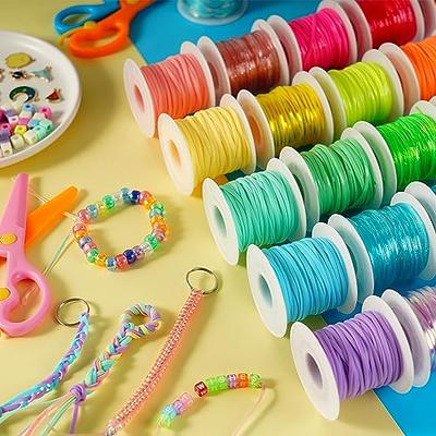 61 PCs Lanyard Making Kit Plastic String for Bracelets, Necklaces
