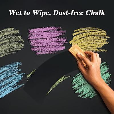 12PCS Dustless Twistable Chalk Non-Toxic Colored Chalk 1.0mm Tip Art Tool  for Chalkboard Blackboard Kids Children Drawing Writing 