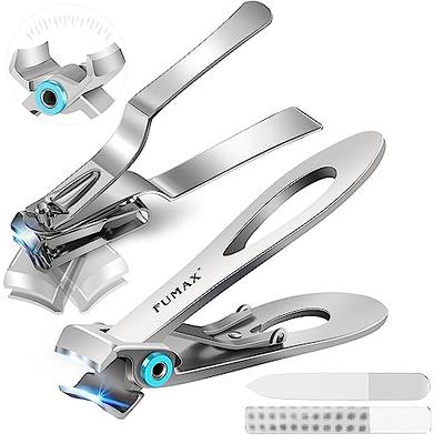 toenail Clippers - Mess Free - Anti Splash Design - Heavy Duty Stainless  Steel Nail Clipper with Catcher- Keep Clean & Protect Your Eyes - Yahoo  Shopping