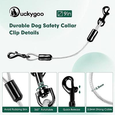 Heavy Duty Dog Leash Clips - Small Quick Release and Lock Snaps  - Frog Clip (Ring 1 x 2) : Pet Supplies