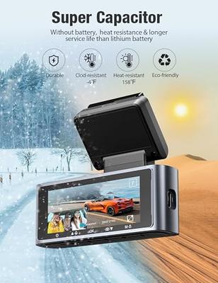 Edospor 4K Dash Cam Front and Rear Builtin Wifi GPS Dash Camera 3