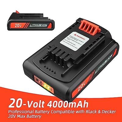 20V Max 4.0Ah LBXR20 Replacement Battery for Black and Decker