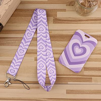 Cute Aesthetic Lanyard with ID Badge Holder for Women Girl Teacher