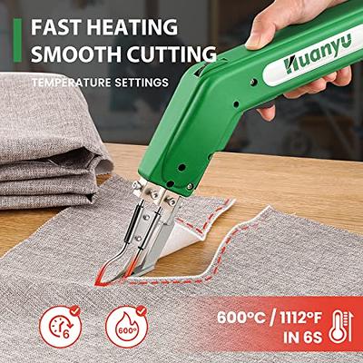 Handheld Hot Knife Fabric Cutter Arc Knife, 600℃ Heated Knife