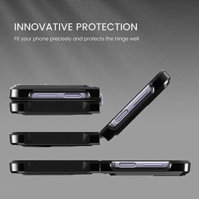 COCOING for Samsung Galaxy Z Flip 3 Case with Hinge Protection Device and  Sliding Camera Protection Cover,Military-Grade Armor Protection Case for