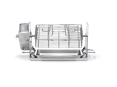 Rotisserie Basket, Stainless Steel Grill Roaster Drum, Oven Basket Air  Fryer 360 Rotating For Peanuts Coffee Beans