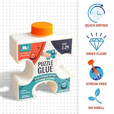 Jigsaw Puzzle Glue Puzzle Glue Clear with Sponge Head 120ML Quick