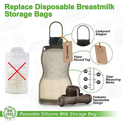 Leakproof Reusable Silicone BPA Free Storage Bag
