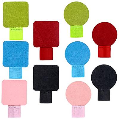  10Pcs Pen Holder for Notebook - Pu Leather Pencil Loop