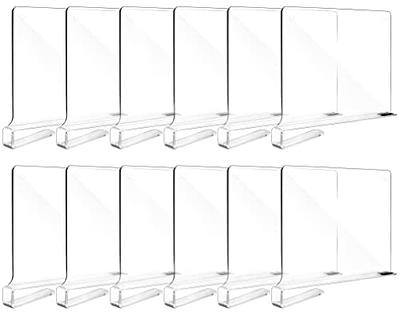 Acrylic Dividers Shelf Divider For Closets Organizers With Wooden