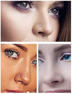 Yellow Chimes Nose Ring for Women American Diamond Nose Pin Ethnic –  YellowChimes
