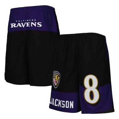 Men's Nike Lamar Jackson Purple Baltimore Ravens Name & Number T-Shirt