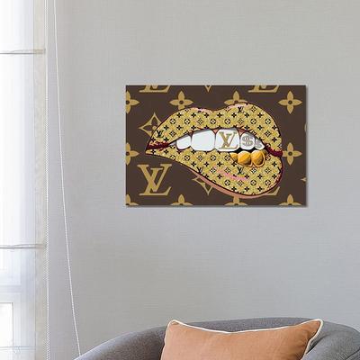 iCanvas Louis Vuitton Logo Lips Pattern by Julie Schreiber Canvas Print -  Yahoo Shopping