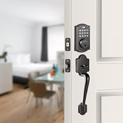 NCSEN Digital Keyless Entry Door Lock with Handles, Keypad