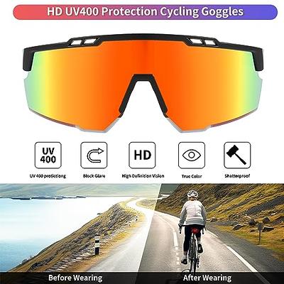 PIT Cycling Glasses Polarized Sports Sunglasses Mens Womens UV400  Protection Outdoor Bike Glasses Hiking Running Fishing Surfing Goggles