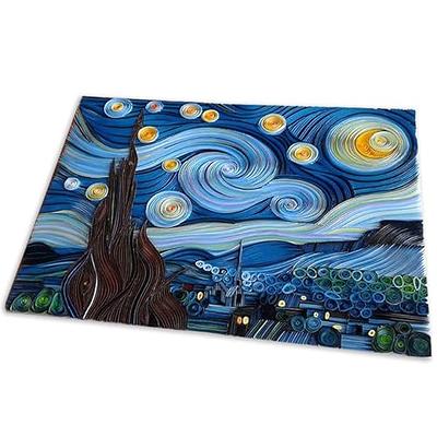 QNQA Paper Filigree Painting Kit, Starry Night - Van Gogh