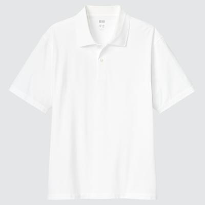 Men's Airism Polo Shirt (2022 Edition) | White | 3XL | UNIQLO US