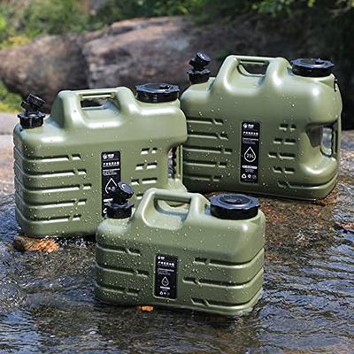 Water Storage Containers, Camping Water Container, 2.0/2.6/4.0 Gallon  Portable Large Water Tank with Faucet for Outdoor Camping Picnic Hiking Car