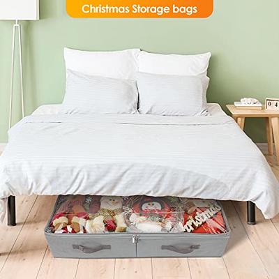 2pcs Xl Storage Bags, Foldable Clothes Closet Storage Boxes, Durable  Handles, Thick Fabric, Suitable For Blankets, Quilts, Bedding