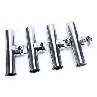 Amarine Made 4Pcs Fishing Rod Holder, Stainless Tournament Style